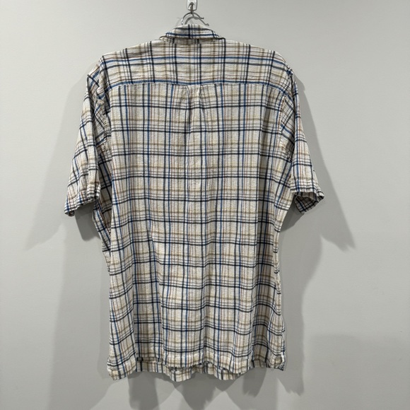 Eddie Bauer - Classic Fit Short Sleeve Button Down (Plaid) - Picture 2 of 4